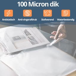Amido® LP hoezen 25 stuks – Polyethyleen extra stevig - LP hoes - Vinyl hoes – VinylCare Essential ShieldSleeve Record Sleeves – LP beschermhoezen - Buitenhoezen voor standaard LP’s - 100 Micron — thumbnail 2