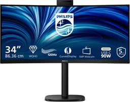 Philips 3000 series 34B2U3600CH/00 computer monitor 86,4 cm (34") 3440 x 1440 Pixels Wide Quad HD LCD Zwart — thumbnail 1