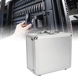 2,5" Harde Schijf Opbergdoos, HDD Opbergdoos Koffer met 20 Sleuven, Externe Harde Schijf Draagtas met Veiligheidsslot Ontwerp — thumbnail 3