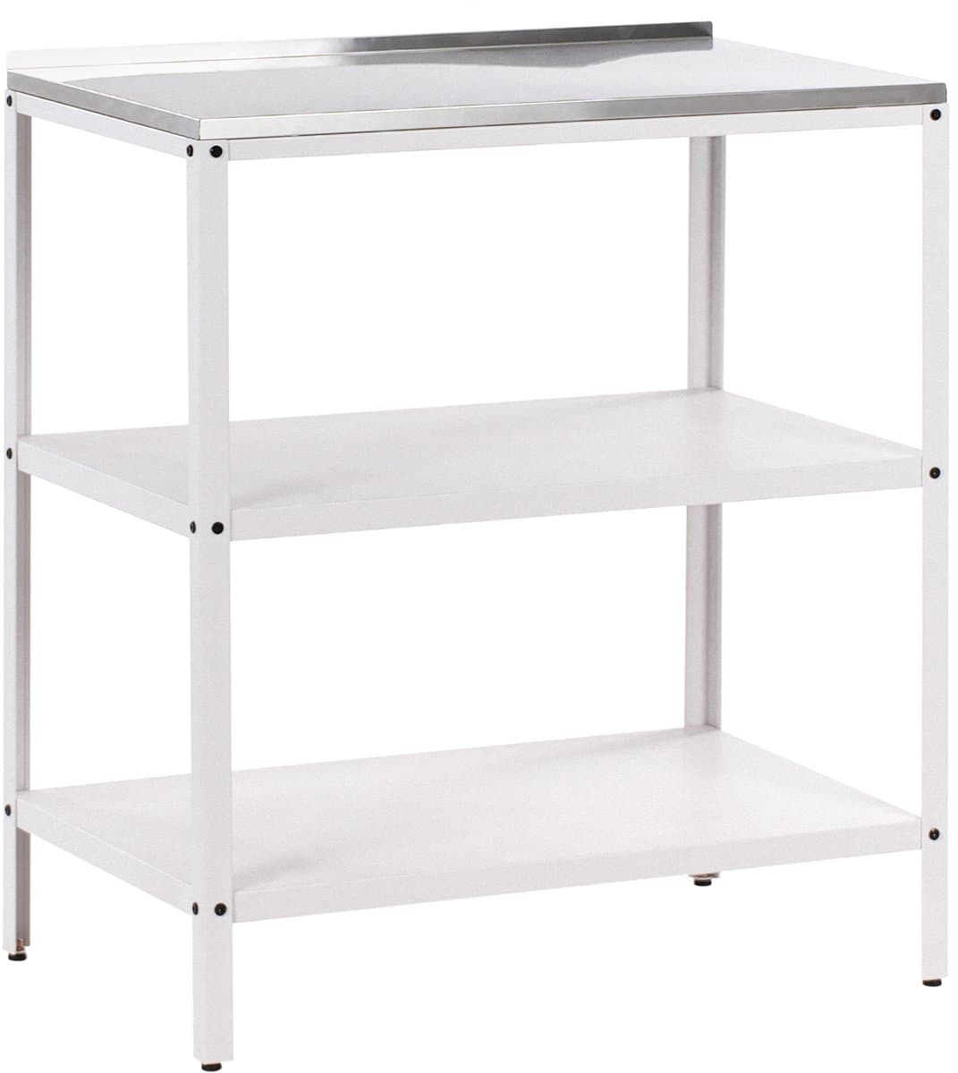 BELIANI VILAMA - Buitenkeuken eiland - Wit - 80x50x92 cm - Staal — afbeelding 1