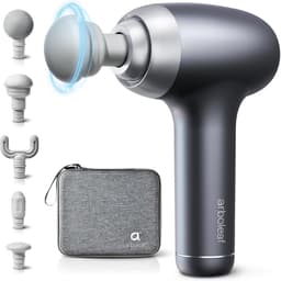 Massagepistool voor diepe weefselmassage met opzetstukken en intensiteitsniveaus – Professionele spierontspanning — thumbnail 1
