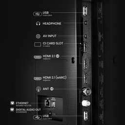 Hisense 85A6Q - 85 inch - 4K LED - 2025 - Smart TV — thumbnail 3