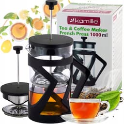 Glazen Koffiezetapparaat & Theepot met Filter 1L — thumbnail 1