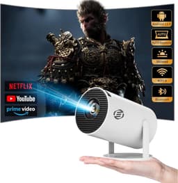 Mini Beamer – Draagbare Projector voor Thuis & Reizen – Compacte Mini Projector – Thuisbioscoop & Presentaties — thumbnail 1