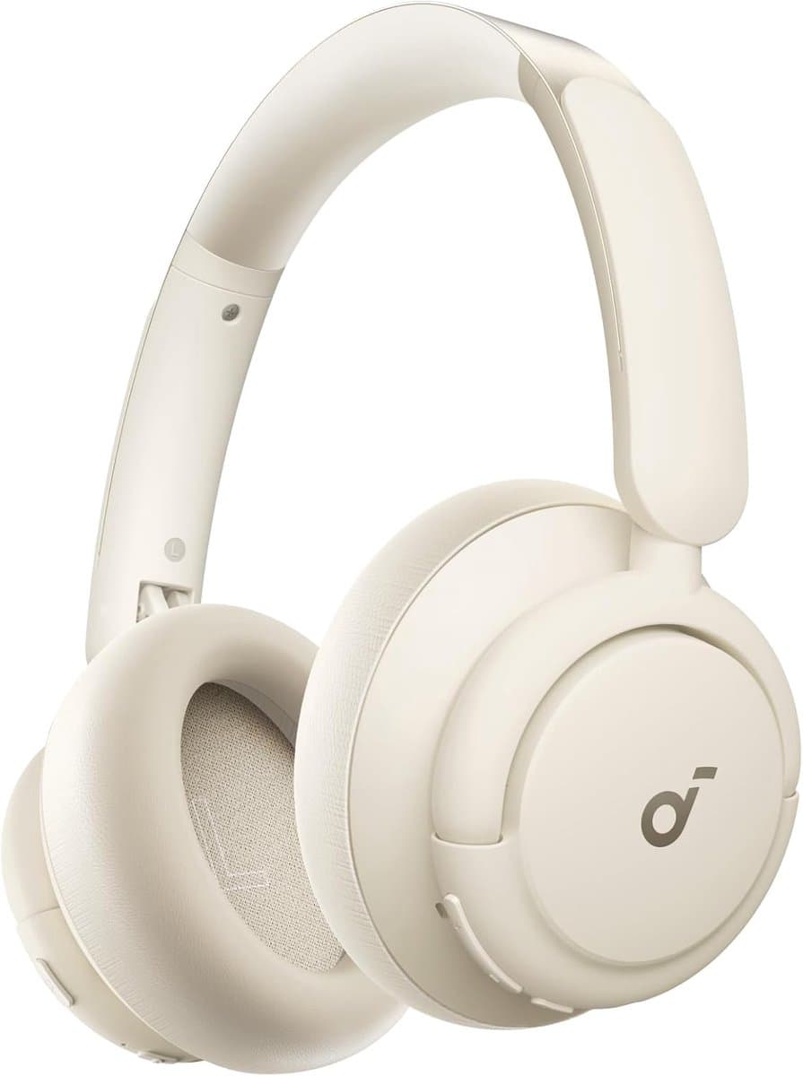 soundcore by Anker Life Q30 Hybrid Active Noise Cancelling Headphones with Multiple Modes - Hi-Res Sound - 40H Playtime - Fast Charge - Soft Earcups - Bluetooth Headphones - Travel - Wit — afbeelding 1