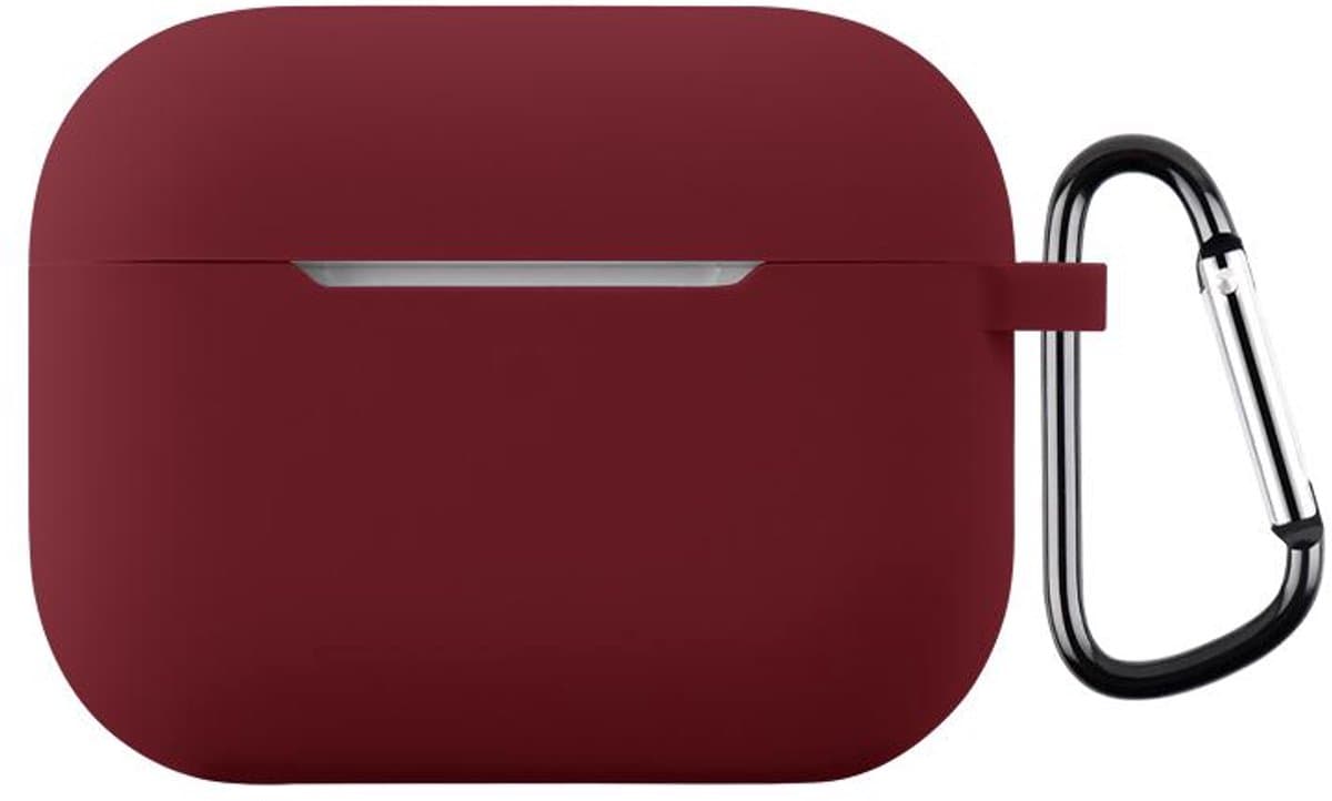 Telestore - hoesje geschikt voor AirPods Pro 3 soft case cover - rood - TPU hoesje Beschermhoes - AirPods Pro 3 Cover - AirPods Pro 3 hoesje - Geschikt voor Apple AirPods Pro 3 - gel hoesje met sleutelhanger — afbeelding 1