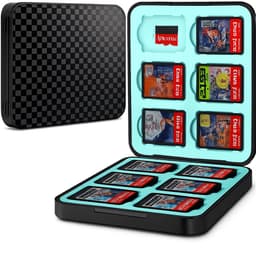 Sounix Game card case Geschikt voor Nintendo Switch 2 - 12 slots - Beschermhoes - micro SD kaart houder - Zwart — thumbnail 1