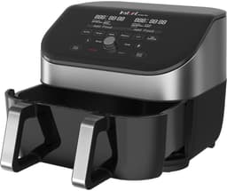 Instant Vortex Plus VersaZone Airfryer 8,5 L - RVS ClearCook Raam - Dubbele Mand of XXL Enkele Zone - 8-in-1 met SyncCook en SyncFinish - EvenCrisp Luchtstroom - Energiezuinig en Stille Werking — thumbnail 2