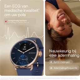 Withings ScanWatch 2 - 38mm - Hybride Smartwatch - Ros�Goudkleurig Blauw — thumbnail 2