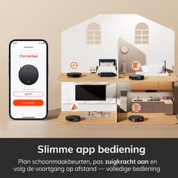ILIFE V10 Robotstofzuiger – Slim schoonmaken zonder moeite - Krachtige robotstofzuiger - 5000Pa - Robotstofzuiger met laadstation - 120 min werktijd — thumbnail 4