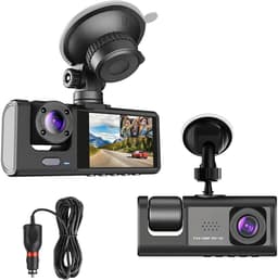 Gloovon® - Dashcam - 1080 HD - Voor & Achter Camera - Loop Opname - G Sensor - Parkeermonitor - Dashcam Auto - Nachtzicht - Zwart — thumbnail 1
