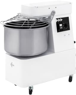 HENDI spiraalmixer - rvs 18/10 en koolstofstaal - vaste kom, 2 snelheden, 48 liter - 480x805x(h)850 mm - zilvergrijs - 128 kg/uur - bakkerij/pizzeria — thumbnail 3