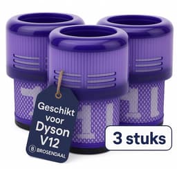 Brosendaal Filter geschikt voor Dyson V12 - Geschikt voor alle V12 modellen - SV20 | SV26 | SV30 | SV46 - Uitwasbaar en Herbruikbaar - 3 stuks — thumbnail 1