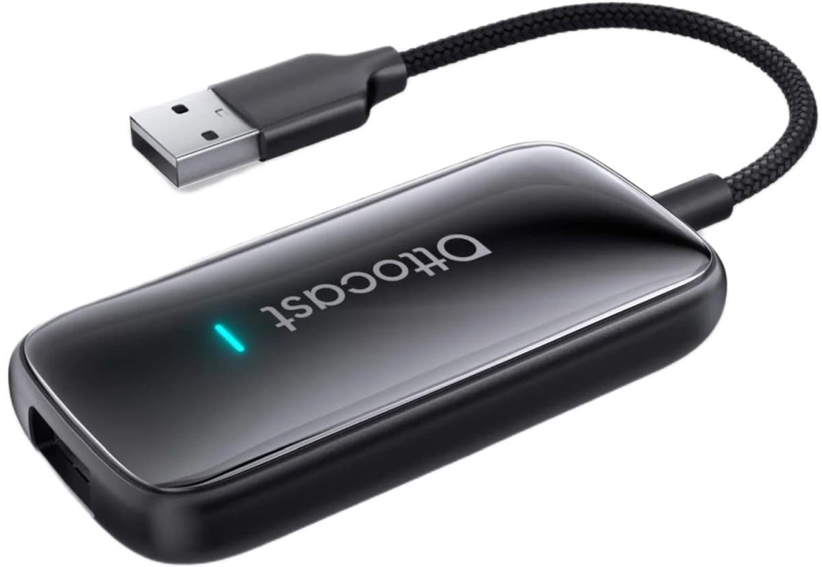 Ottocast Play2Video Ultra – Draadloze alles-in-1-adapter voor CarPlay/Android Auto — afbeelding 1