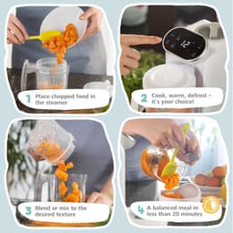 Baby Cooker Blender - 7-in-1 Keukenmachine voor Babymaaltijden — thumbnail 3