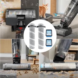 Geschikt voor Reserveonderdelen voor Bissell CrossWave OmniForce Edge stofzuigers 4076, 4087, 4000, 4006, 4007, 4008, 4017, 3912, 3999, accessoireset 2 borstelrollen + 2 filters — thumbnail 4