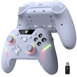 EasySMX X20 Draadloze Controller, Hall Effect Joysticks, Programmeerbaar - Wit — thumbnail 1