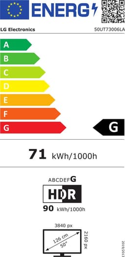 LG 50UT73006LA - 50 inch - 4K LED - 2024 - Smart TV — thumbnail 2