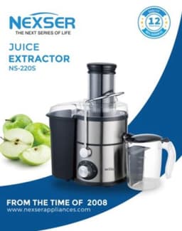 900W Centrifugal Juicer – 2-Speed Hoge Snelheid Sapmachine – 1L Sapkan & 2L Pulpreservoir – RVS & ABS – Stil en Multifunctioneel voor Thuisgebruik — thumbnail 3