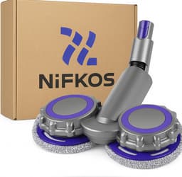 Nifkos Mop Geschikt voor Dyson V7 V8 V10 V11 V15 - Incl 6 Dweil Pads - Dweil - Dweilsysteem - Opzetstuk Dweilapparaat — thumbnail 1