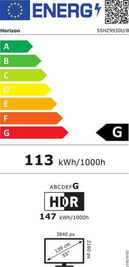 Horizon Aurora OLED 55HZ9930U/B Smart TV 55 Inch – 4K Ultra HD – Dolby Atmos Sound by JBL – H.265 HEVC – 2021 — thumbnail 2