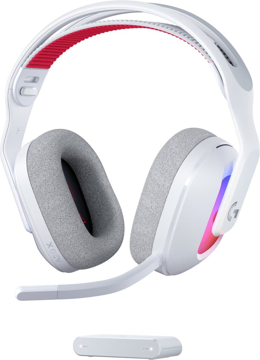 Logitech G Astro A20 X Lightspeed - Draadloze Gaming Headset - Bluetooth - Multiplatform - Wit — afbeelding 1