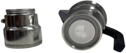 Pezzetti – SOLIDEXPRESS - espressomaker - koffiemaker - 6 kops - aluminium - zilver - INDUCTIE - gas - elektrisch - percolator - moka pot — thumbnail 2