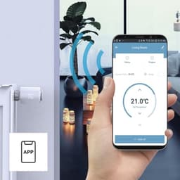 Slimme radiatorthermostaat starterset met hub voor wifi verwarming — thumbnail 5