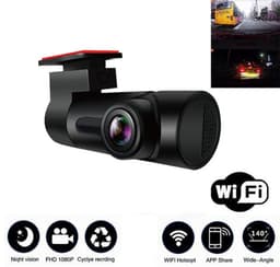 Auto DVR Achteruitrijcamera Parkeerbewaking Recorder G-sensor 140° Groothoek — thumbnail 1