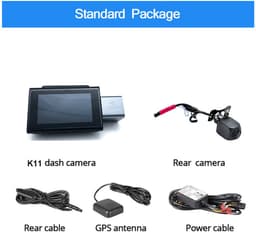4G verborgen 3-inch HD nachtzicht DVR + WiFi + GPS-positionering 24 uur nachtzicht — thumbnail 5