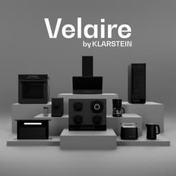 Klarstein Koffiemachine Velaire Bean to Cup - helemaal automatisch - 20 bar, LED-touchscreen, roestvrijstalen molen, melktank, espresso met één druk op de knop, cappuccino, zelfreinigend, 1,5 liter - 1350W - voor Keuken - RVS — thumbnail 2