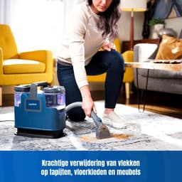 MMP® Tapijtreiniger machine - Tapijtreiniger - Tapijtreiniger apparaat - Blauw - 34cm x 23cm x 36cm — thumbnail 3