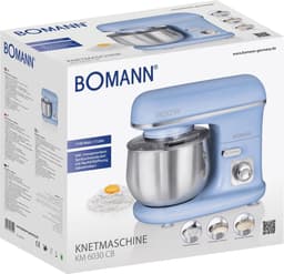 Bomann KM 6030 - Kneedmachine - Keukenmachine - 1100 watt - 5 liter - Blauw — thumbnail 4