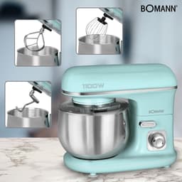 Bomann KM 6030 - Kneedmachine - Keukenmachine - 1100 watt - 5 liter - Groen/Mint — thumbnail 3