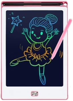 Tekentablet - Uitwisbaar tekenbord voor kinderen - Leren tekenen - Roze schrijfbord- LCD Wisbord - Educatief speelgoed - Jongen / Meisje - Kinderspeelgoed - 3 jaar / 4 jaar / 5 jaar / 6 jaar / 7 jaar / 8 jaar — thumbnail 1