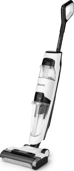 4Swiss Smart stofzuiger VC024, snoerloze stofzuiger met dweilfunctie, nat- en droogzuiger met dubbele tank, zelfreinigende functie, LED-display — thumbnail 1
