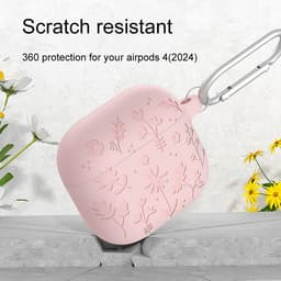 YONO Hoesje geschikt voor Airpods 4 - Case - Special Siliconen - Roze — thumbnail 3