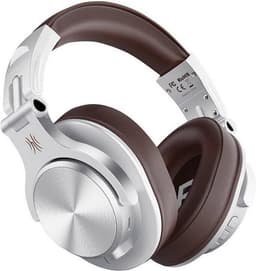OneOdio Fusion A70 Zilver/Bruin – Draadloze Over-Ear Koptelefoon – DJ & Studio – Hi-Res Audio — thumbnail 1