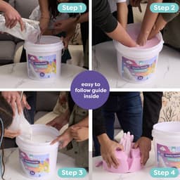 chuckle - Familie Gipshandenset - 3D Gipsafdruk Set - Handafdrukset - Hand Casting Kit voor Gips Handen Maken - 3D Afdrukken Gieten - Uniek Cadeau en Souvenir voor Jubilea - Verjaardagen en Kerstmis — thumbnail 2