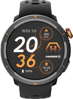 Hammer Watch 2 Lite Bluetooth Robuuste Smartwatch 1.43" AMOLED — thumbnail 1