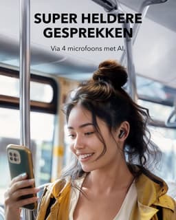 soundcore P30i by Anker Noise Cancelling Earbuds - Slimme noise cancelling - Krachtige bas - 45 uur speeltijd - 2-in-1 houder- IP54-draadloze oordopjes - Bluetooth 5.4 - App-bediening TD — thumbnail 3