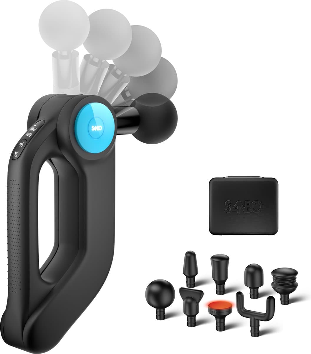 Sanbo Massage Gun Professioneel Pro Plus - Inclusief Verwarmend opzetstuk - Massage pistool - Massage Apparaat - Pro Plus (4200RPM) — afbeelding 1
