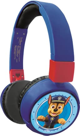 2-in-1 Bluetooth® en Bedrade comfortabele opvouwbare Koptelefoon met veilige volumebeperking Paw Patrol Design — thumbnail 1