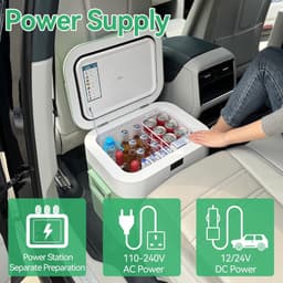 Equivera Mini Fridge for Drinks - Kleine Koelkast - Mini Koelkasten - Minibar - Mini Fridge - Mini Koelkast - Mini Koelkastje - Must have voor in Huis! — thumbnail 5