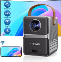 Mini Beamer HD – 2024 Model - Mini Beamer Projector Met Wifi – Bioscoop Kwaliteit - Draagbare Beamer Bluetooth - Beamer - Projector — thumbnail 2