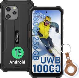 Blackview BV8900 Pro - Robuuste Smartphone - Met UWB Tag - 16GB RAM - 256GB - 10000mAh - Octa Core - 6,5 inch FHD+ 2.4K - 4G Dual SIM - IP68 Waterdicht - Outdoor Mobiele Telefoon - NFC GPS - Zwart — thumbnail 1