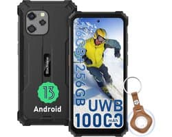 Blackview BV8900 Pro - Robuuste Smartphone - Met UWB Tag - 16GB RAM - 256GB - 10000mAh - Octa Core - 6,5 inch FHD+ 2.4K - 4G Dual SIM - IP68 Waterdicht - Outdoor Mobiele Telefoon - NFC GPS - Zwart