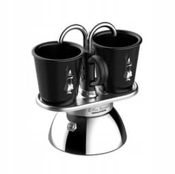 Bialetti - Set Mini Express Inductie 2tz Zwart + 2 kopjes, 2 kopjes, mini induction, koffieliefhebbers, Italië, — thumbnail 4