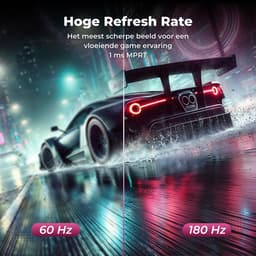 GAME HERO® 32 inch Curved QHD VA Gaming Monitor - 180hz - 1ms — thumbnail 3