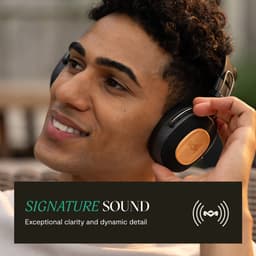 House of Marley Positive Vibration Riddim Bluetooth Koptelefoon - Hoofdtelefoon met Kabel - Draadloos - Met Microfoon - 50 uur batterij - Quickcharge - Zwart — thumbnail 5